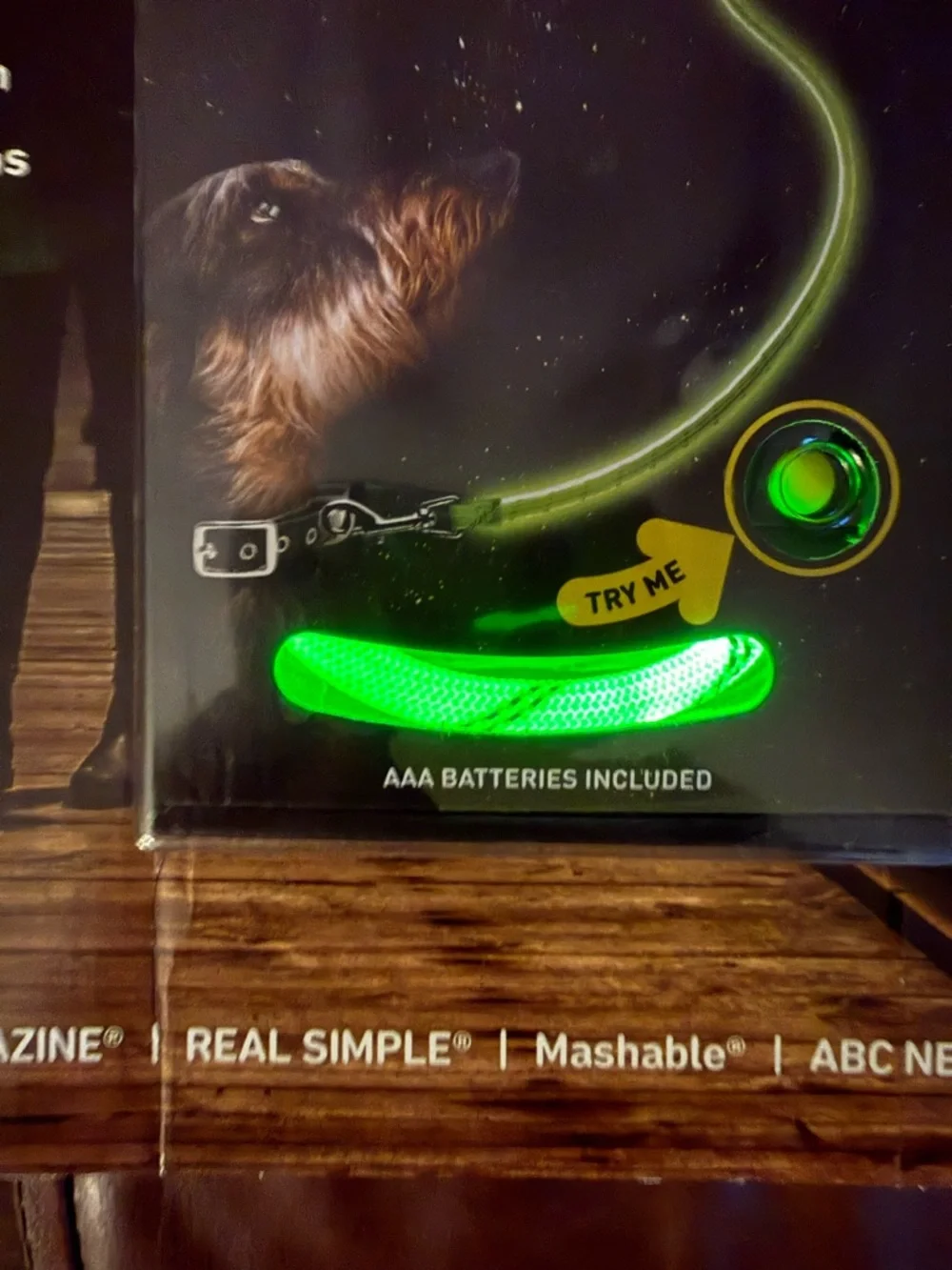 NiteyLeash Light-Up Dog Leash in Neon Green
